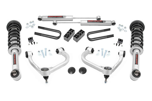 Rough Country 3 Inch Lift Kit - Forged UCA - N3 Struts - Ford F-150 4WD (21-23) | DHTP 41431