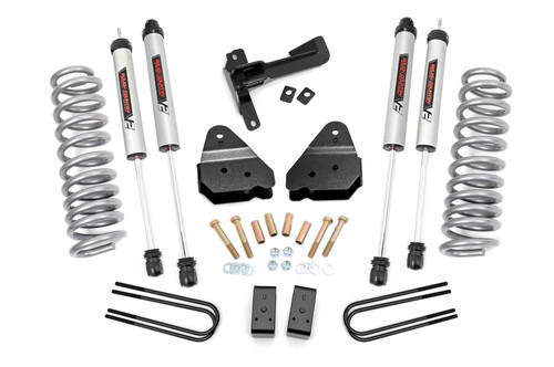 Rough Country 3 Inch Lift Kit - V2 - Front Gas Coils - Ford Super Duty 4WD (17-22) | DHTP 50272