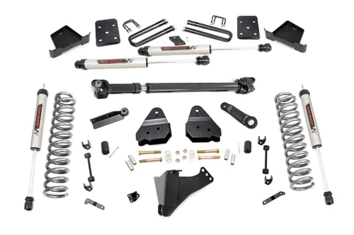 Rough Country 6 Inch Lift Kit - Diesel - No OVLD - FR D/S - V2 - Ford Super Duty (17-22) | DHTP 50471