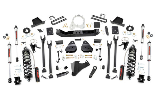 Rough Country 6 Inch Lift Kit - 4-Link - No OVLD - C/O V2 - Ford Super Duty (17-22) | DHTP 52656