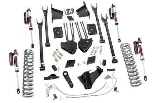 Rough Country 6 Inch Lift Kit - 4-Link - OVLD - Vertex - Ford Super Duty (11-14) | DHTP 56550