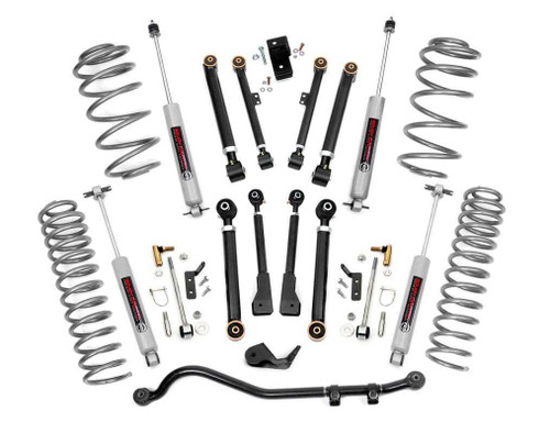 Rough Country 25 Inch Lift Kit - X-Series - Jeep Wrangler TJ 4WD (1997-2006) | DHTP 61120