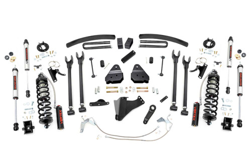 Rough Country 6 Inch Lift Kit - Diesel - 4 Link - C/O V2 - Ford Super Duty (08-10) | DHTP 58458