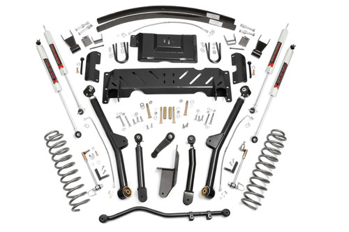 Rough Country 45 Inch Lift Kit - Long Arm - AAL - NP242 - M1 - Jeep Cherokee XJ 4WD (84-01) | DHTP 61640