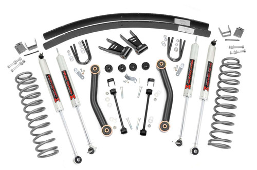 Rough Country 45 Inch Lift Kit - M1 - Rear AAL - Jeep Cherokee XJ 2WD/4WD (84-01) | DHTP 62340