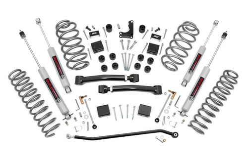 Rough Country 4 Inch Lift Kit - X-Series - Jeep Grand Cherokee WJ 4WD (1999-2004) | DHTP 639P