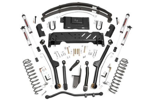 Rough Country 45 Inch Lift Kit - Long Arm - RR Leaf's - NP242 - V2 - Jeep Cherokee XJ (84-01) | DHTP 61770