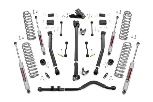 Rough Country 35 Inch Lift Kit - Adj Lower - FR D/S - Jeep Wrangler JL (18-23) | DHTP 65531