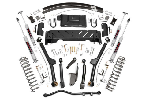 Rough Country 45 Inch Lift Kit - Long Arm - RR AAL - NP231 - Jeep Cherokee XJ (84-01) | DHTP 68922