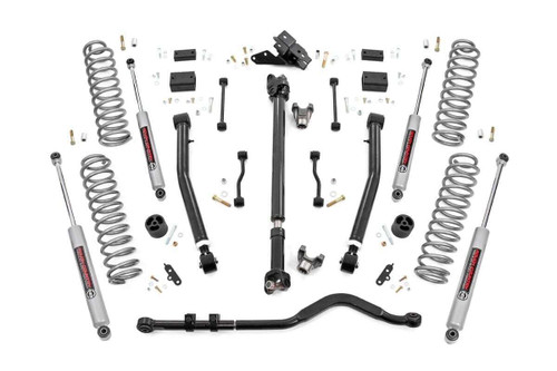 Rough Country 35 Inch Lift Kit - Adj Lower - FR D/S - Jeep Wrangler JL 4WD (2024) | DHTP 91730