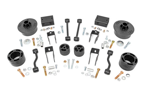 Rough Country 25 Inch Lift Kit - Spacers - Jeep Wrangler JL/Wrangler Unlimited 4WD (2024) | DHTP 79400