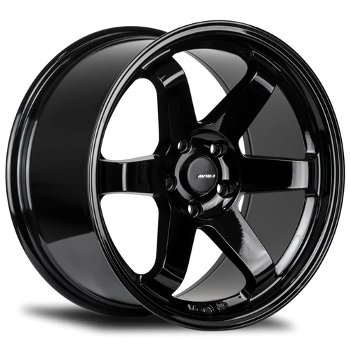 Avid.1 Av-06 Wheels Rims 18x8.5 5x100 Gloss Black 35mm | AV0618855C35GBK