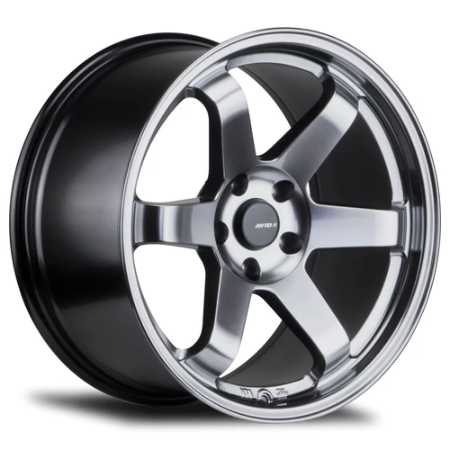Avid.1 Av-06 Wheels Rims 18x8.5 5x114.3 Hyper Black 35mm | AV0618855H35HB