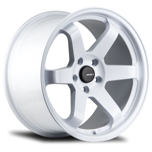 Avid.1 Av-06 Wheels Rims 18x9.5 5x114.3 Matte White 24mm | AV0618955H24WH
