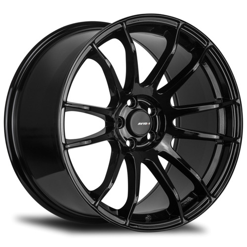 Avid.1 Av-20 Wheels Rims 18x9.5 5x114.3 Gloss Black 38mm | AV2018955H38GBK
