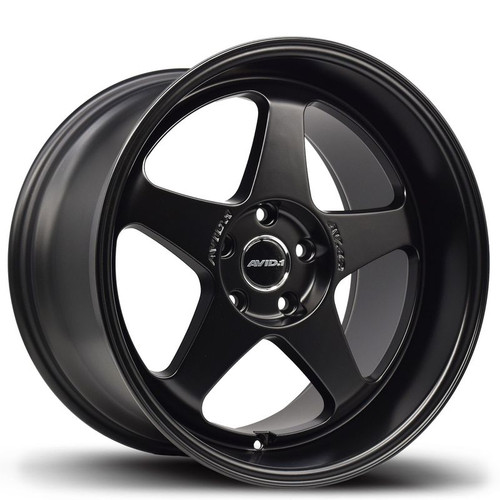 Avid.1 Av-42 Wheels Rims 18x10.5 5x114.3 Matte Black 22mm | AV42181055H22BK