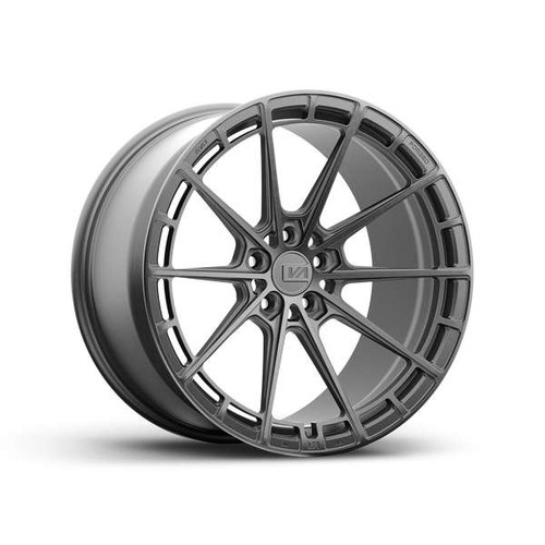 Variant Aure Wheels Rims 19x11 Blank Custom Drilled Satin Gunmetal 0mm | VA-EVO-1911L-AURE-GMS