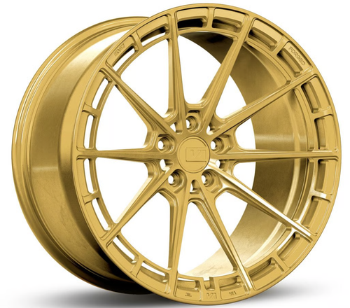 Variant Aure 19x11 Raw Spun Gold 0mm Blank Wheels