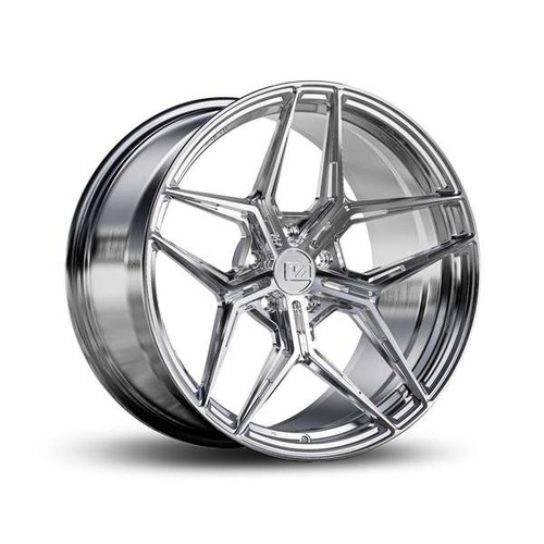 Variant Zeno Wheels Rims 19x8.5 Blank Custom Drilled Chrome Powdercoated 15mm | VA-EVO-1985-ZENO-CHP