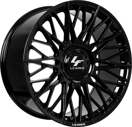 Lexani Newport Wheels Rims 24x10 Blank Custom Drilled Gloss Black 15mm | 709-2410-00-15FB
