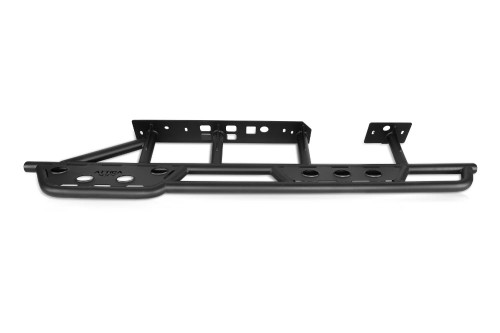 Attica 4x4 2016-2023 Toyota Tacoma  Double Cab Apex Series Rock Sliders - Black - Powder Coated - Steel | JZBD ATTTA02C101-BX