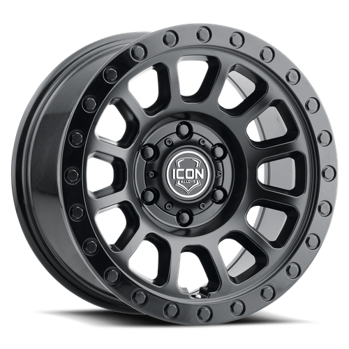 Icon Alloys Hulse Wheels Rims 17x8.5 5x150 Black 25mm | 8017855557DB