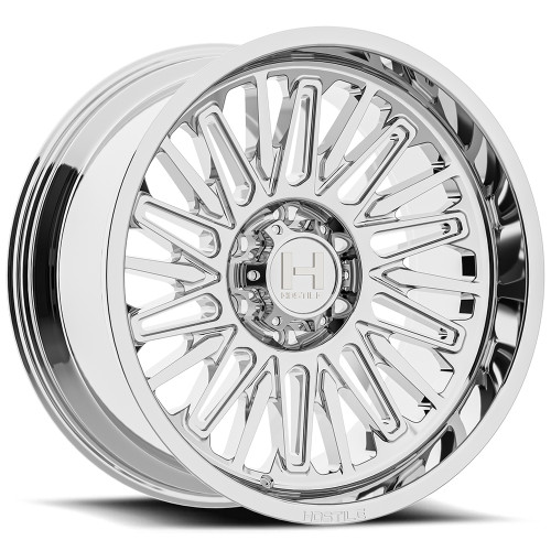 Hostile Rampage Wheels Rims 22x10 5x150 Armor Plated -25mm | H143-22105150 45C