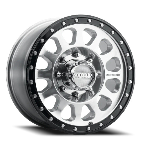 Method Race Mr315 Wheels Rims 17x8.5 8x165.1 Polished W/ Gloss Black Lip 25mm | MR315785801725