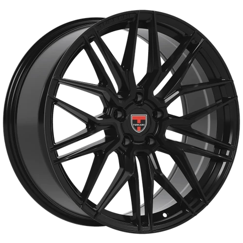Tuscani 201 Wheels Rims 20x9 5x114.3 Gloss Black 35mm | 201GB-209012+35