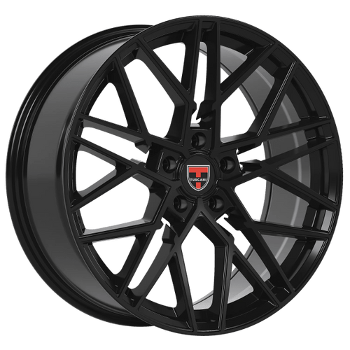 Tuscani 207 Wheels Rims 20x8.5 5x114.3 Gloss Black 35mm | 207GB-28512+35