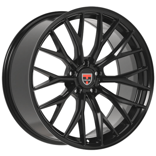 Tuscani 210 Wheels Rims 20x9 5x120 Gloss Black 35mm | 210GB-209013+35