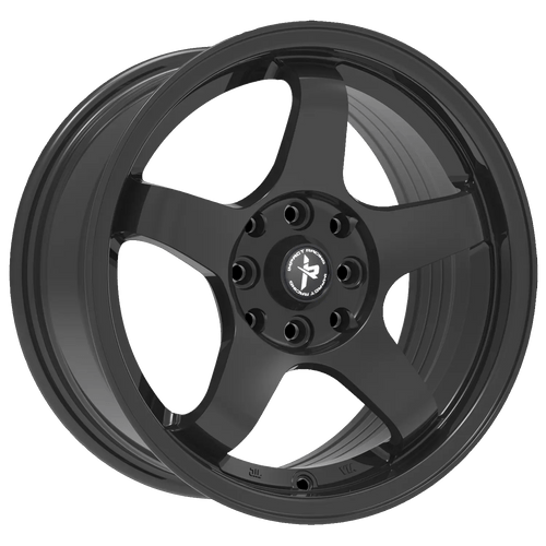 Impact Racing 509 Wheels Rims 15x7 5x100 Gloss Black 35mm | 509GB-157014+35