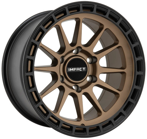 Impact Off-Road 8814 Wheels Rims 17x9 5x127 Bronze W/ Black Ring -12mm | 8814BRZ-79050-12