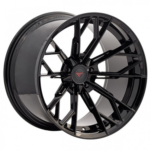 Ferrada FR11 Wheel 20x12 Blank Custom Drilled Obsidian Black 20mm FR112012B-OB20-55 - FREE T-SHIRT INCLUDED!
