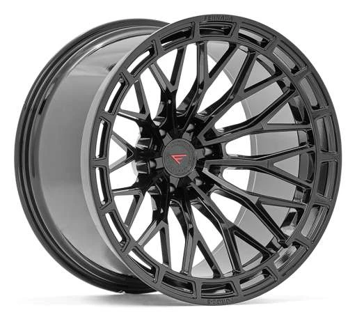 Ferrada FTR12 Wheels Rims 22x10 6x139.7 Obsidian Black -18mm | FTR1222106139OB-18