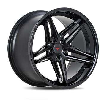 Ferrada CM1 Wheels Rims 19x9.5 5x112 Matte Black W/ Gloss Black Lip 45mm | CM119955112MB45