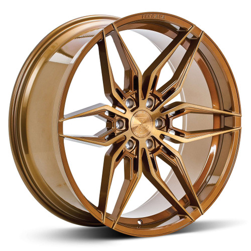 Ferrada FT5 Wheels Rims 22x9.5 6x139.7 Brushed Cobre 25mm | FT522956139BC25
