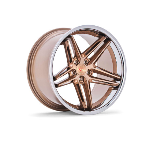 Ferrada CM1 Wheels Rims 20x11 5x115 Brushed Cobre W/ Chrome Lip 28mm | CM1201155115BCP28