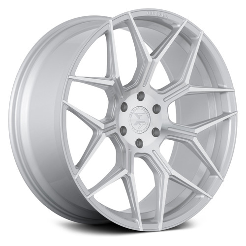 Ferrada FT3 Wheel 24x10 6x139.7 Machined Silver 20mm FT324106139MS20 - FREE T-SHIRT INCLUDED!
