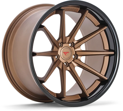 Ferrada FR4 Wheel 20x10 5x120 Matte Bronze w/ Gloss Black Lip 28mm FR4201055120BZ28 - FREE T-SHIRT INCLUDED!