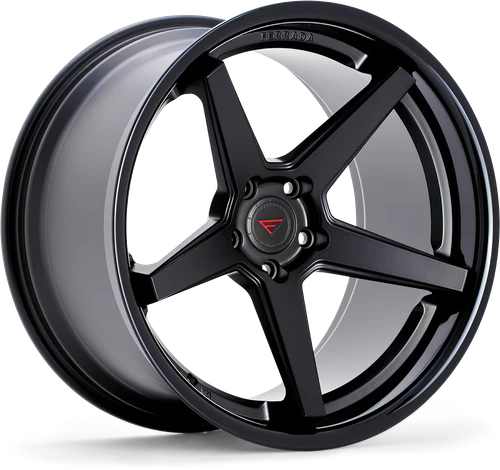 Ferrada FR3 Wheel 20x8.5 5x114.3 Matte Black w/ Gloss Black Lip 40mm FR320855114MB40 - FREE T-SHIRT INCLUDED!
