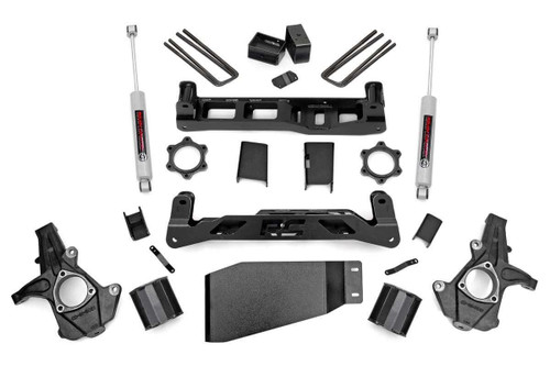 Rough Country 5 Inch Lift Kit - Chevy Silverado & GMC Sierra 1500 4WD (2007-2013) | DHTP 26230