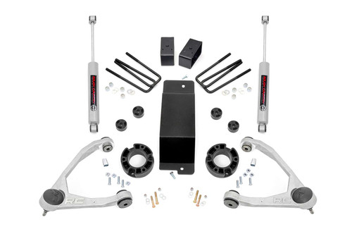Rough Country 35 Inch Lift Kit - Alum/Cast Steel - Chevy/GMC 1500 (07-16) | DHTP 19431A