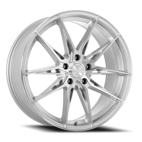 Katana Kr10 Wheels Rims 18x8 5x114.3 Gloss Silver Machined 40mm | KR10-188054GSF