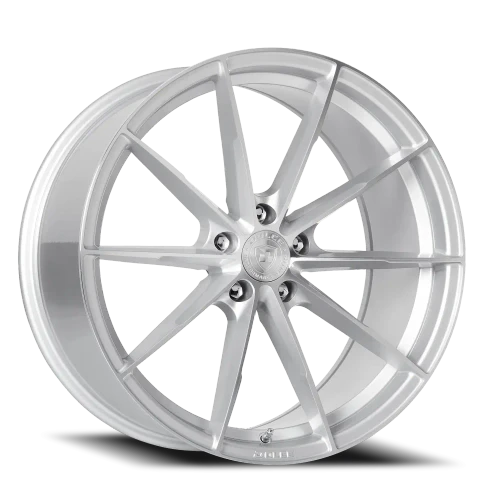 Dolce Performance Veloce Wheels Rims 19x8.5 5x114.3 Gloss Silver Machined 35mm | VELOCE-98554GSF