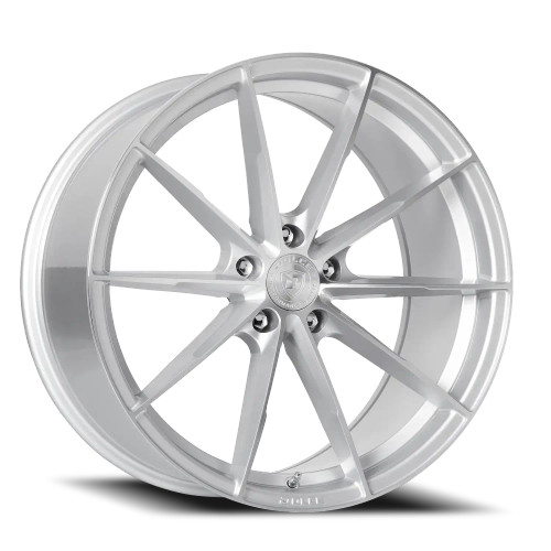 Dolce Performance Veloce Wheels Rims 19x9.5 5x114.3 Gloss Silver Machined 40mm | VELOCE-99554GSF