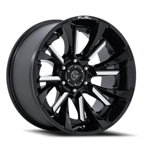 Fuel Fc895 Tantrum Wheel 22x10 8x165.1 Gloss Black Milled -18mm FC895BE22108018N - FREE T-SHIRT INCLUDED!