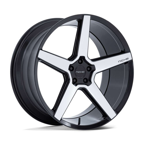 Niche Nc283 Modena Wheels Rims 20x10.5 5x120 Gloss Black W/ Machined Face 38mm | NC283BD20054938