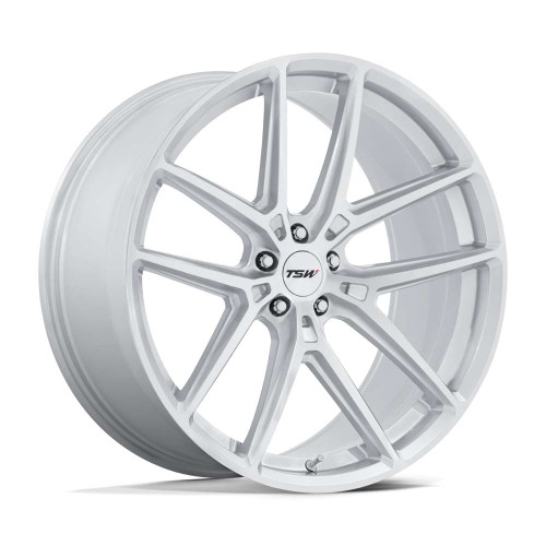 Tsw Tw006 Imola Wheels Rims 20x10.5 5x112 Gloss Silver W/ Machined Face 30mm | TW006SD20055730