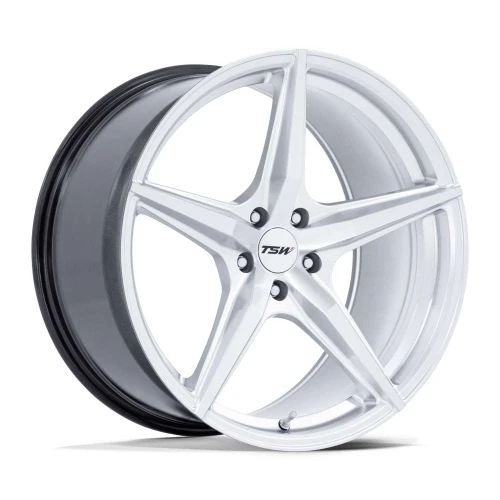Tsw Tw007 Esprit Wheels Rims 18x9.5 5x114.3 Hyper Silver W/ Machined Face 40mm | TW007SD18951240